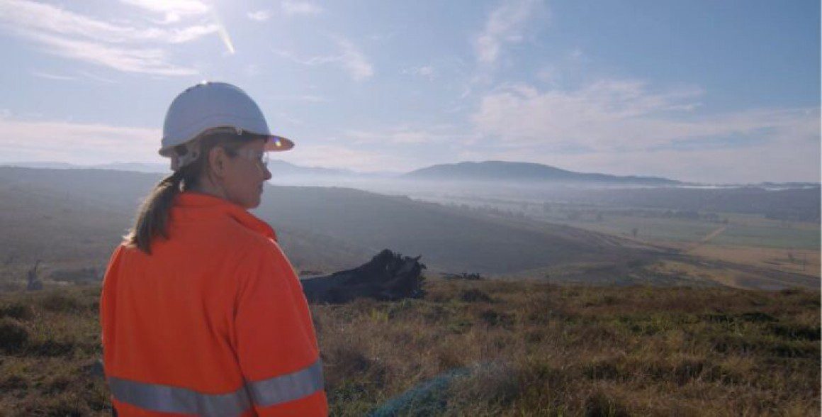 Female looking off into the distance