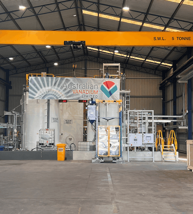 AVL Wangara Vanadium Electrolyte Facility